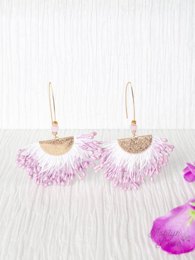 It's Fun Time Earrings, Purple: Purple / One Size