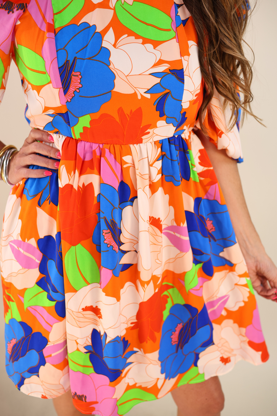 Feel The Heat Dress: Multi