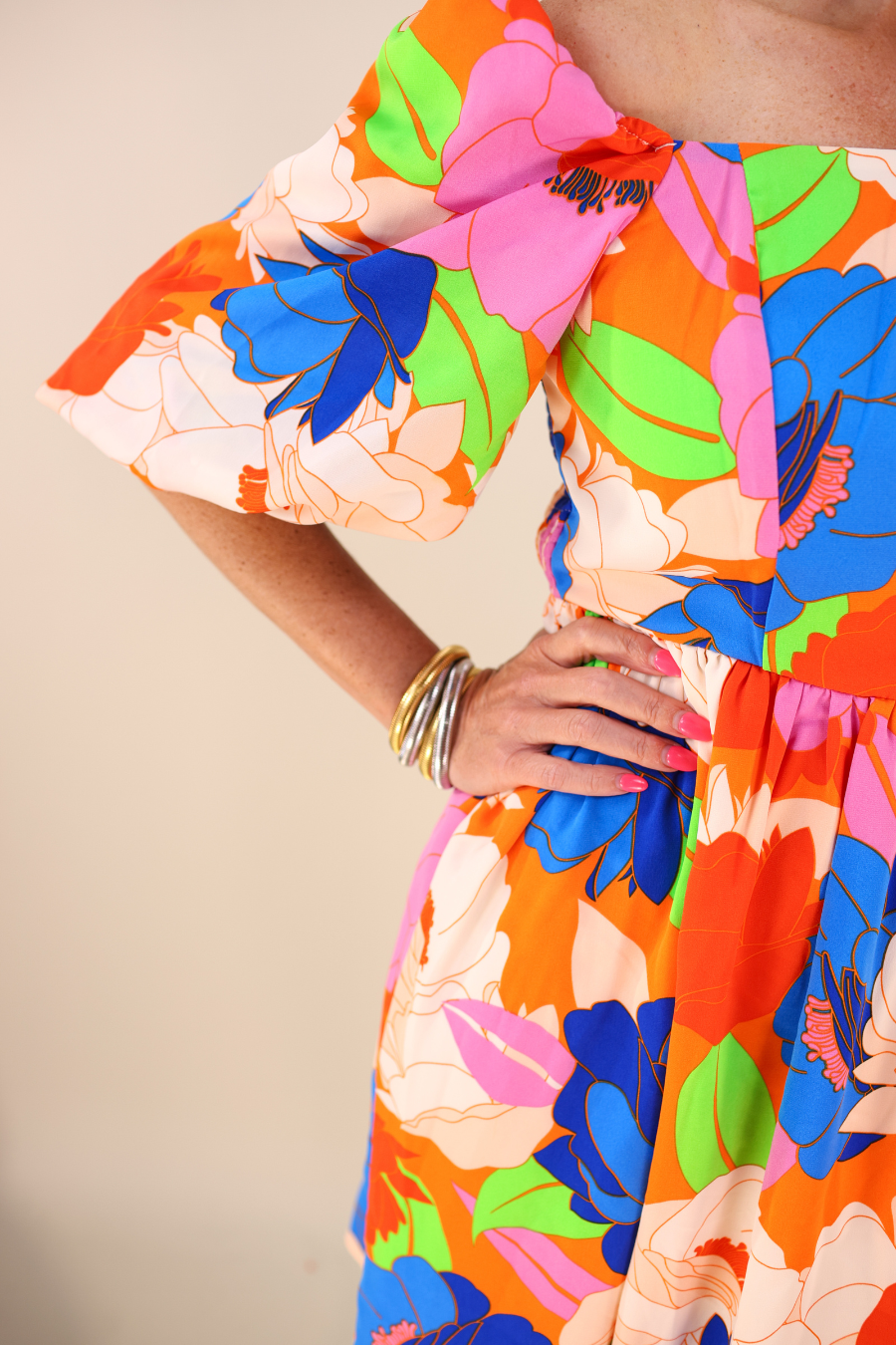Feel The Heat Dress: Multi