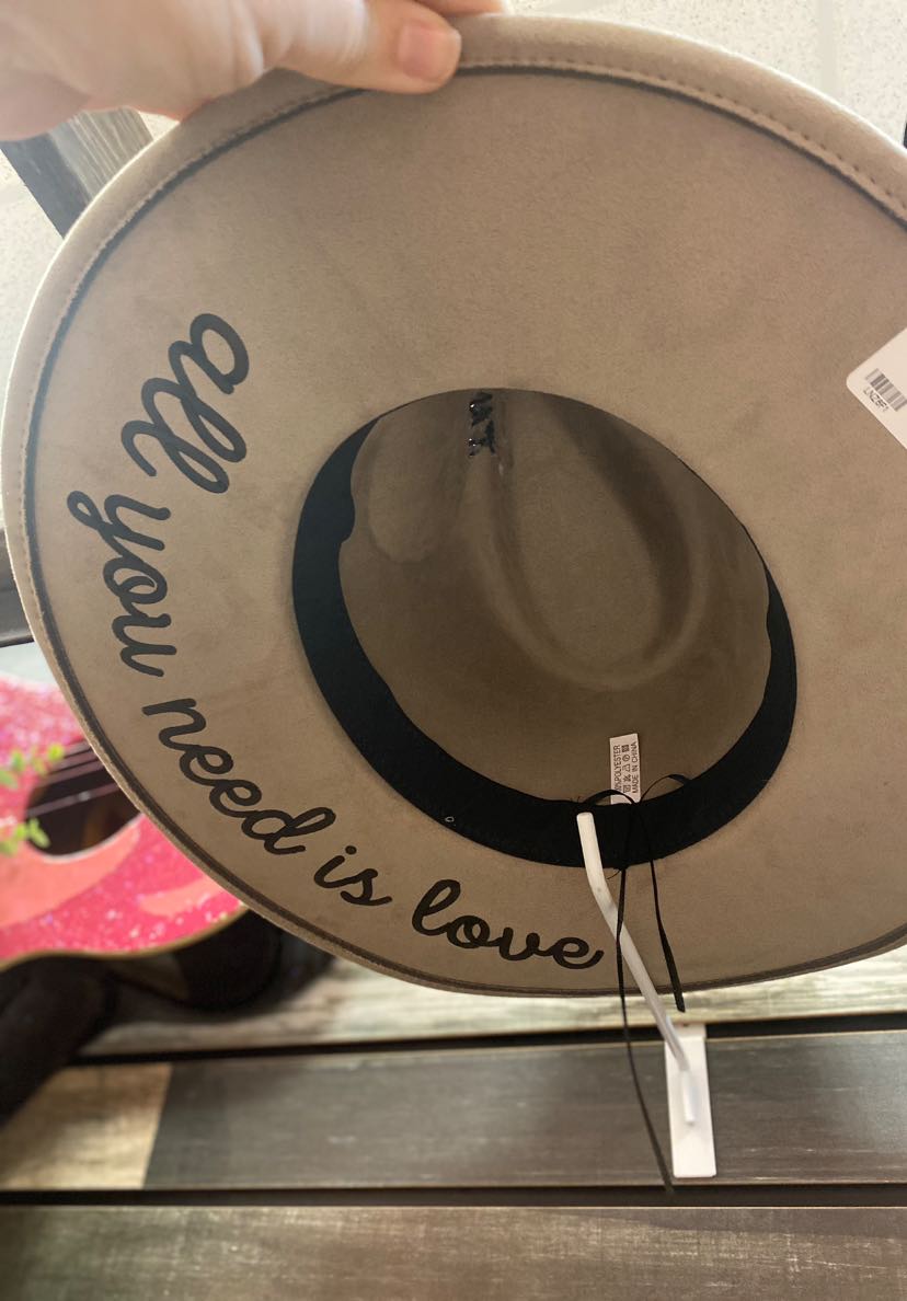 Custom Guitar Hat with underband design