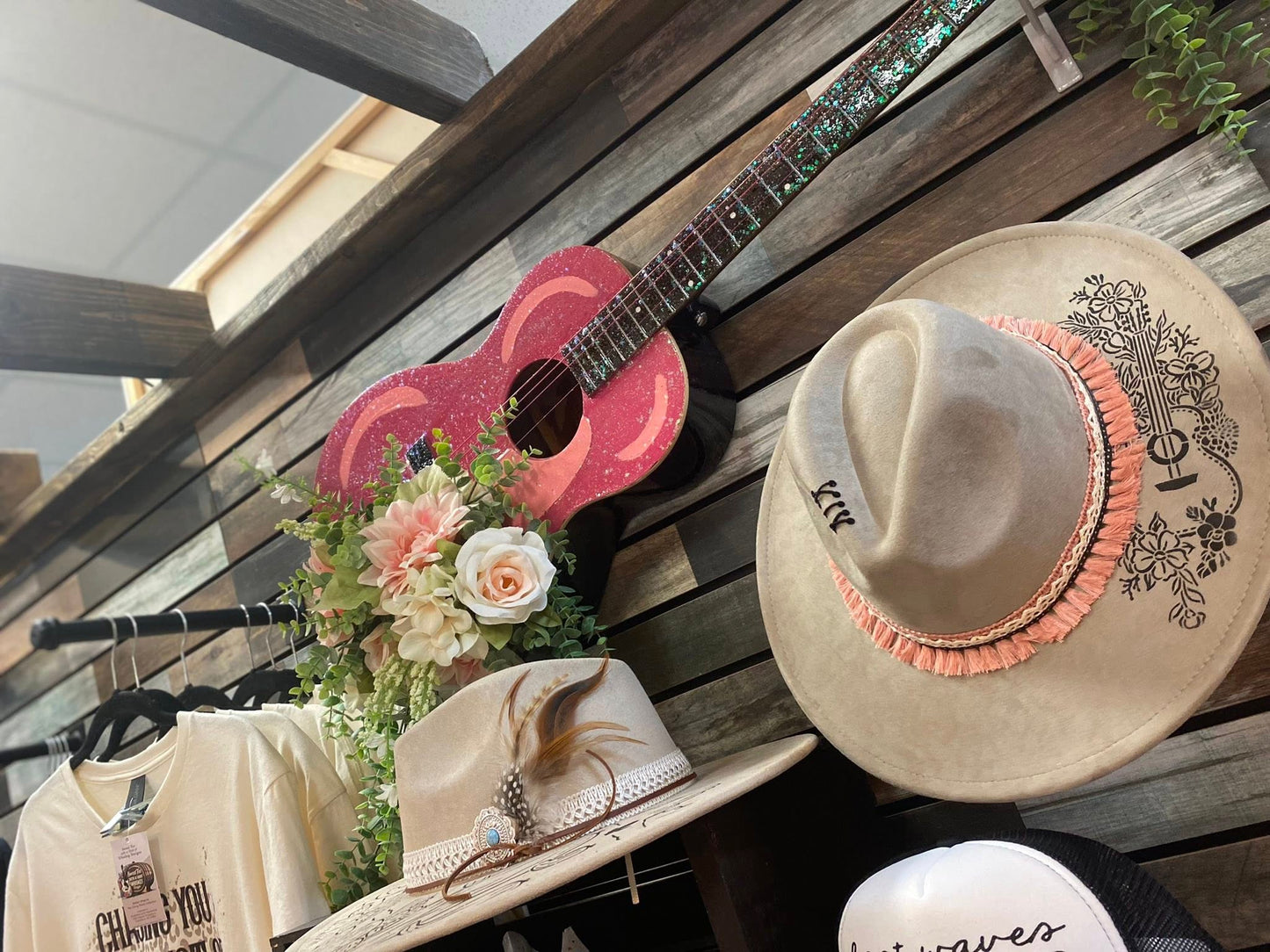 Custom Guitar Hat with underband design