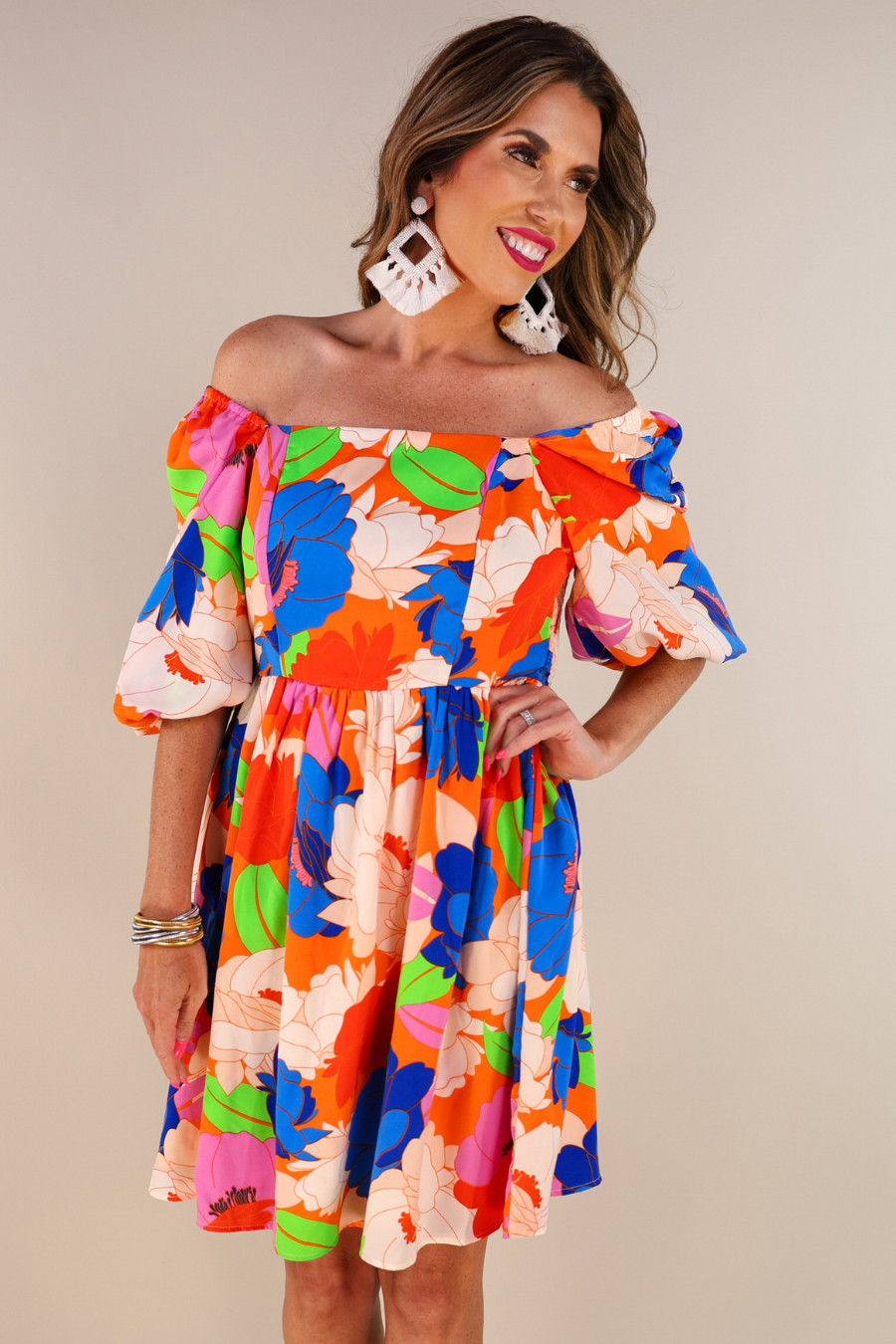 Feel The Heat Dress: Multi