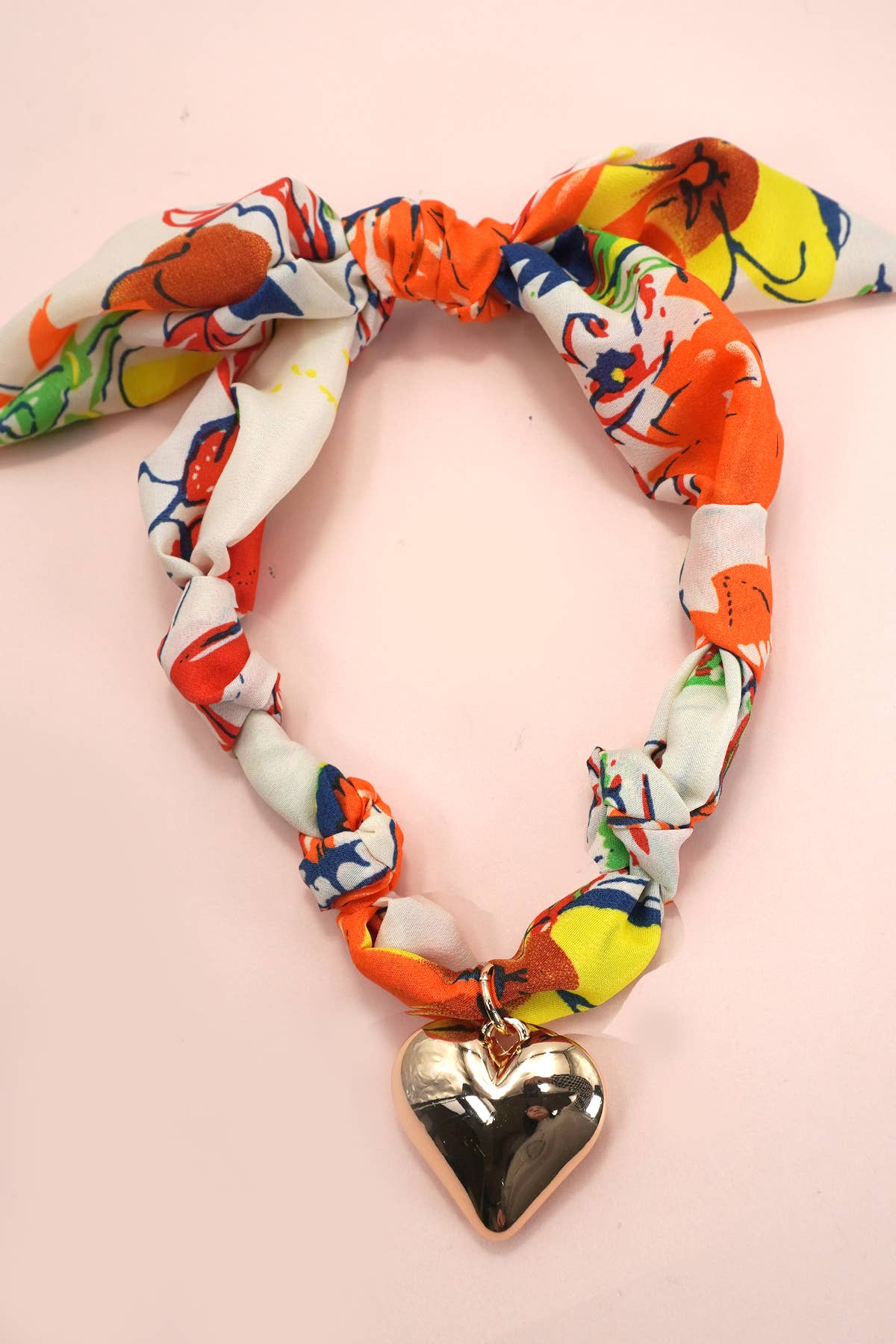 HANDMADE SCARF CHARM NECKLACE | 80N91790: G