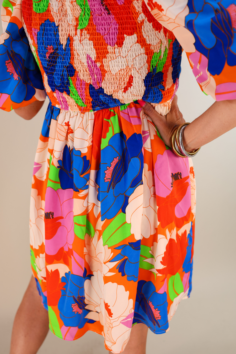 Feel The Heat Dress: Multi