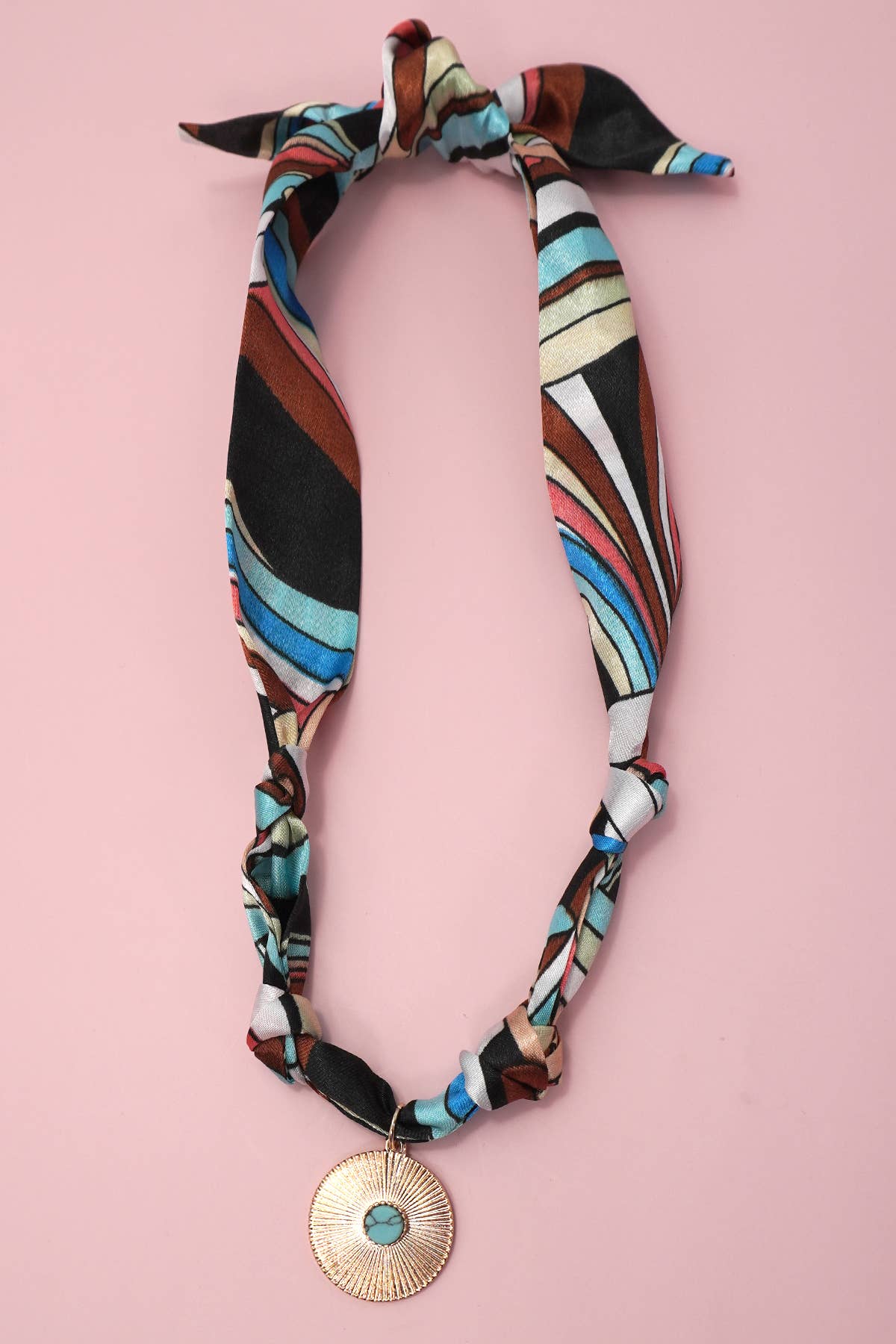 HANDMADE SCARF CHARM NECKLACE | 80N91790: G