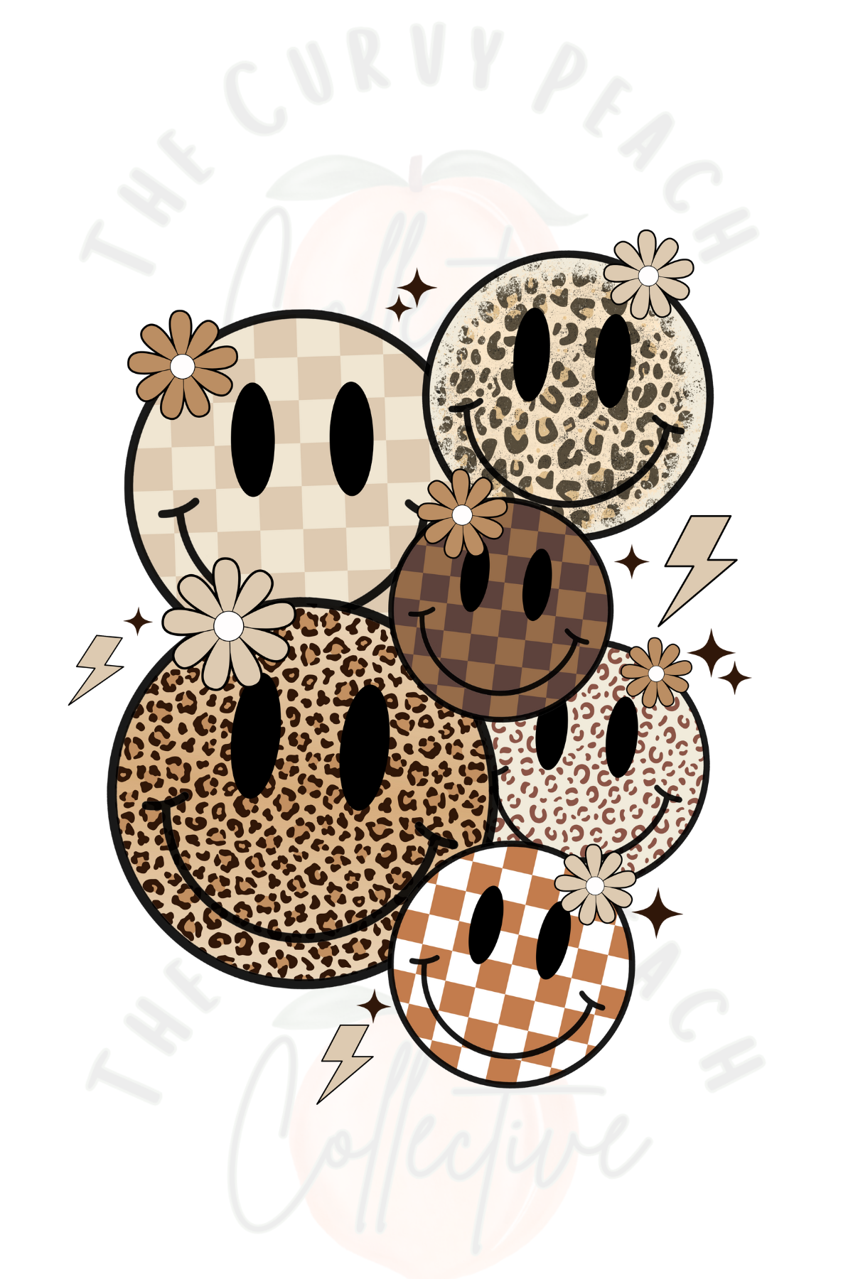 Checkered Smiley Tshirt