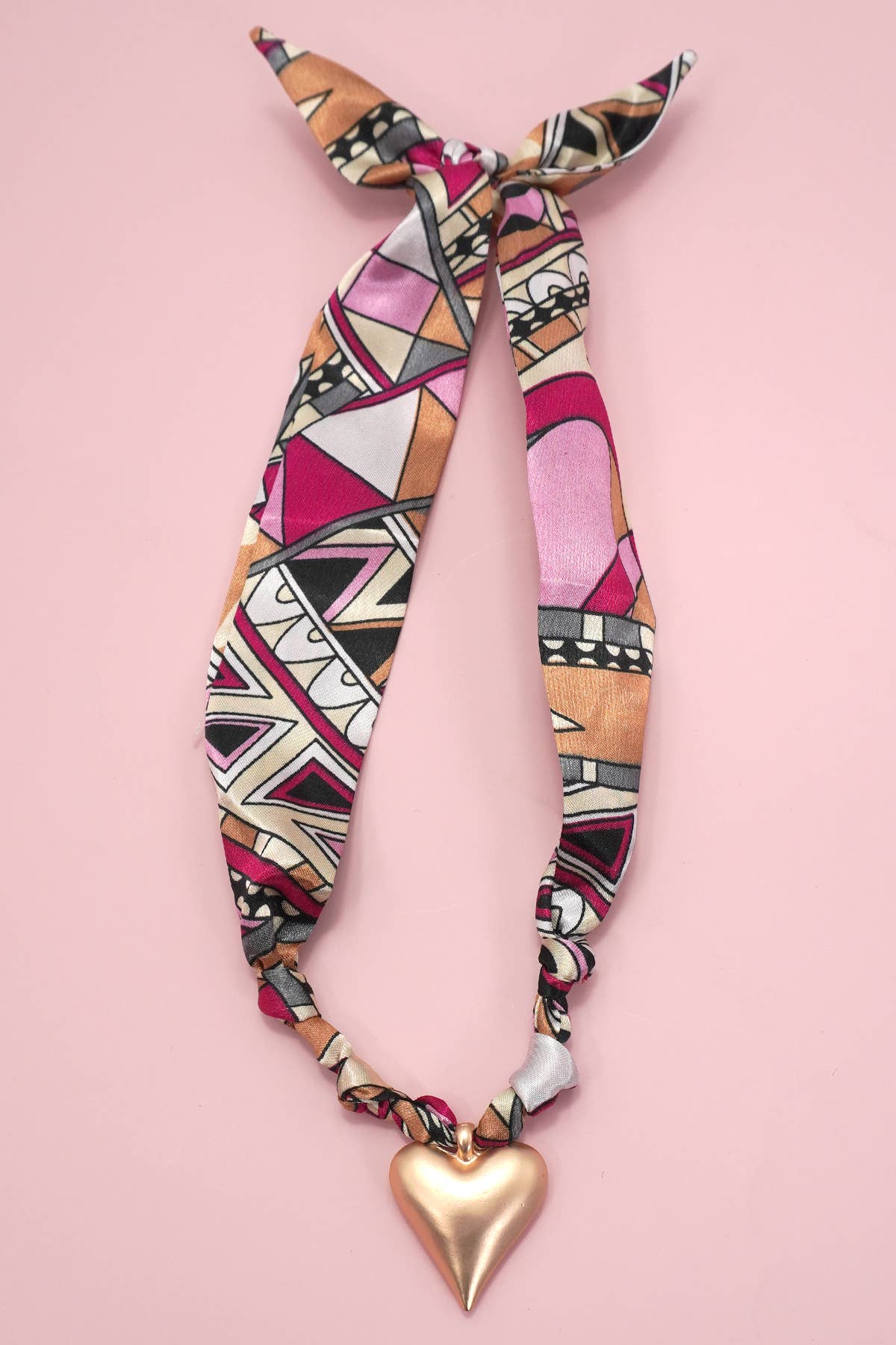 HANDMADE SCARF CHARM NECKLACE | 80N91790: G
