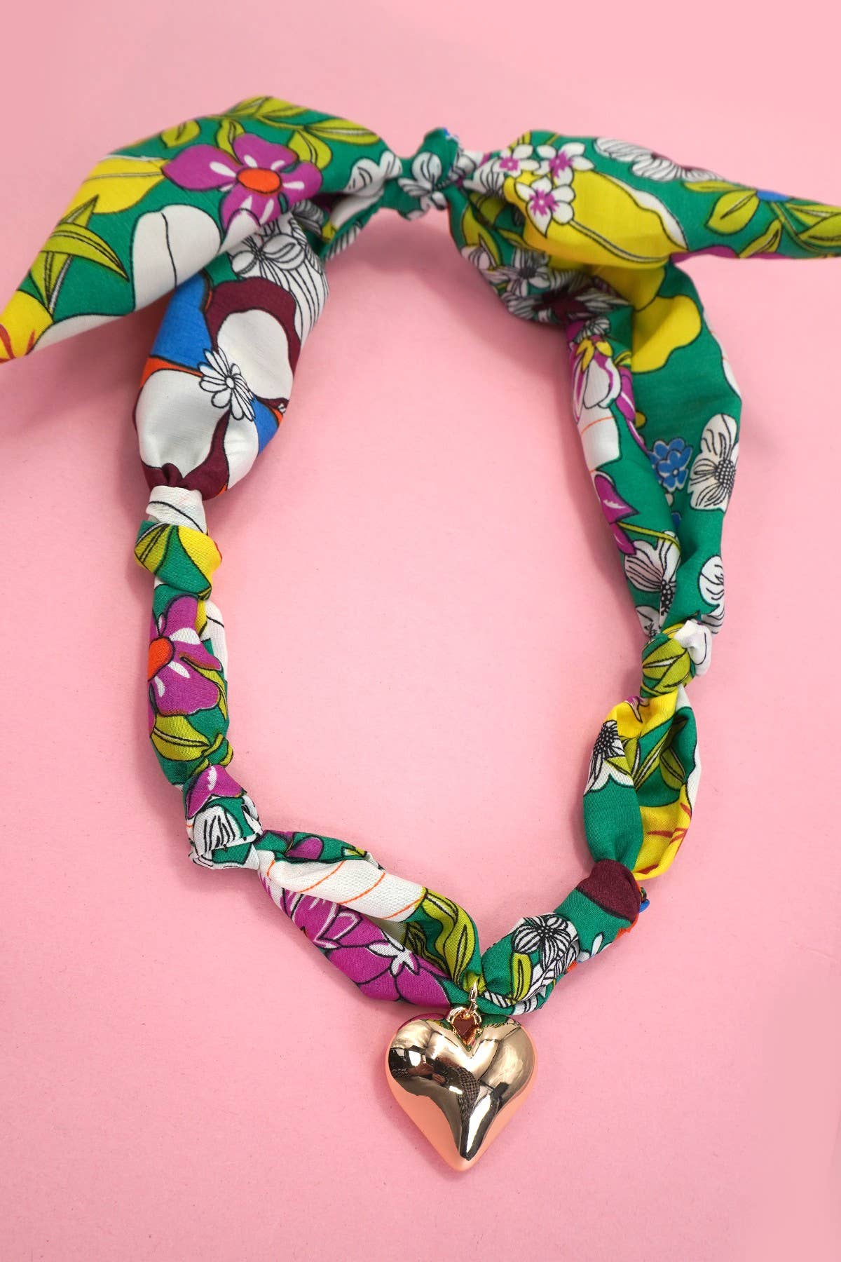 HANDMADE SCARF CHARM NECKLACE | 80N91790: G