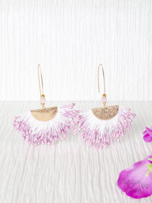 It's Fun Time Earrings, Purple: Purple / One Size