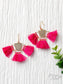 Free Spirit Tassel Earrings, Fuchsia: Fuchsia / One Size