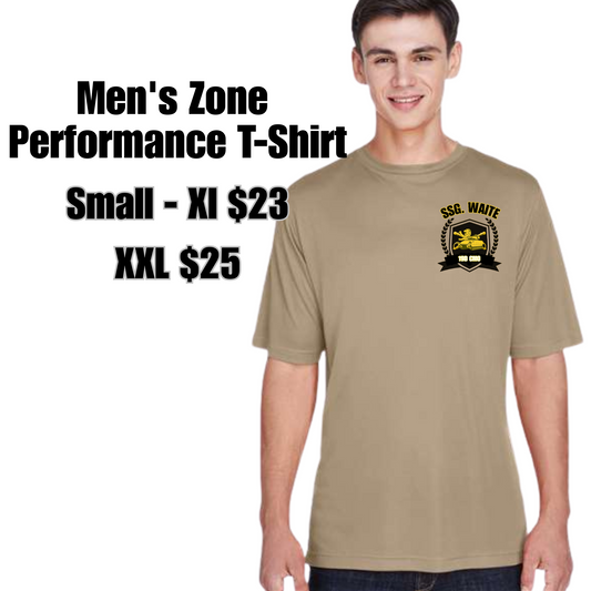 Performance Tshirt TAN or BLACK