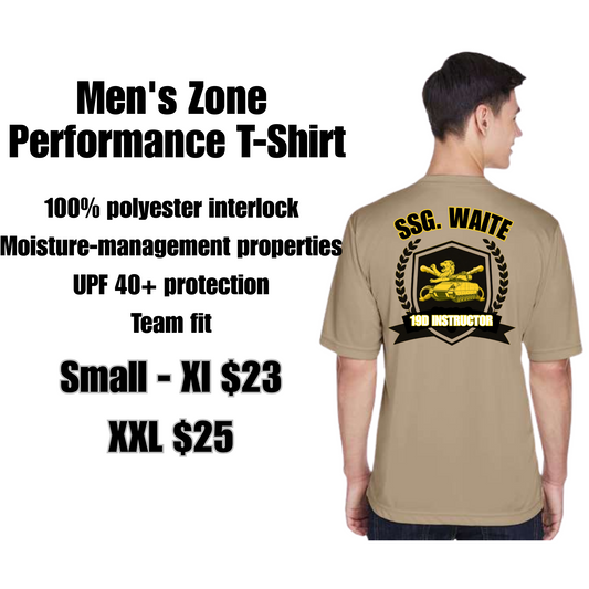Performance Tshirt TAN or BLACK