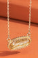 Resin Charm Necklace: Leopard