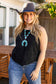 All The Right Things Squash Blossom Necklace: Silver / One Size