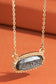Resin Charm Necklace: Leopard