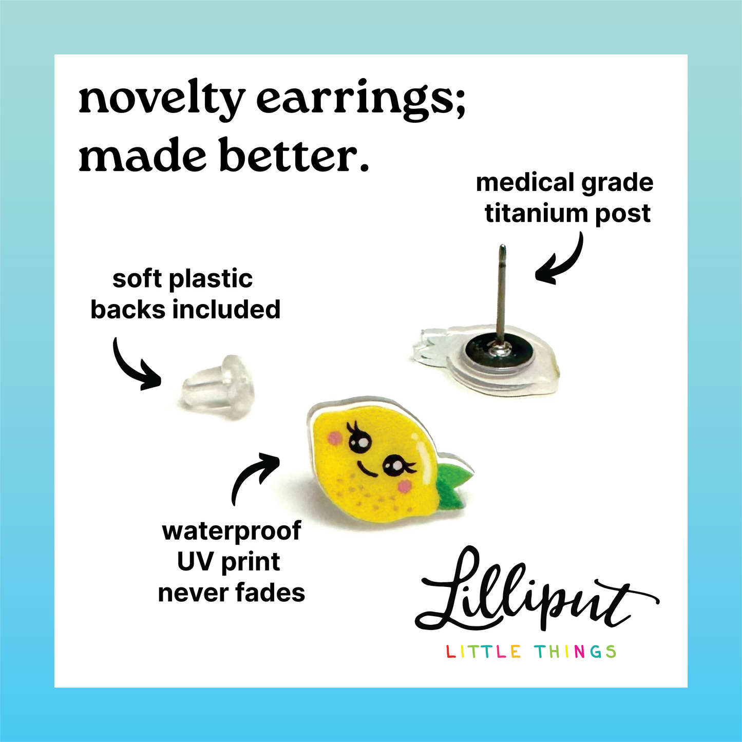 Cheer Megaphone Earrings - Custom Colors Available!