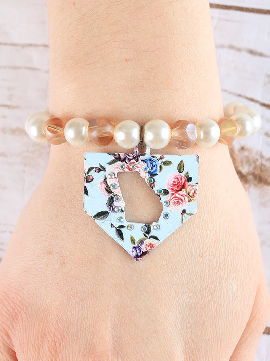 Floral Georgia Copper Bracelet