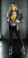 THE GENOVA BLACK SKINNY JEANS WITH RHINESTONE FRINGE DETAIL