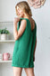 SLEEVELESS SOLID URBAN RIBBED ROMPER: COCO / (1X-2X-3X)