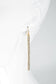 Long Pave Stone Bar Earrings