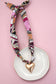 HANDMADE SCARF CHARM NECKLACE | 80N91790: G