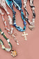 HANDMADE SCARF CHARM NECKLACE | 80N91790: G