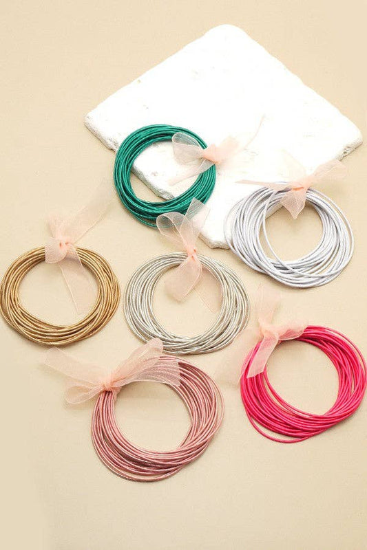 Guitar String Bracelets -20pcs set | 40B100: ROSE GOLD