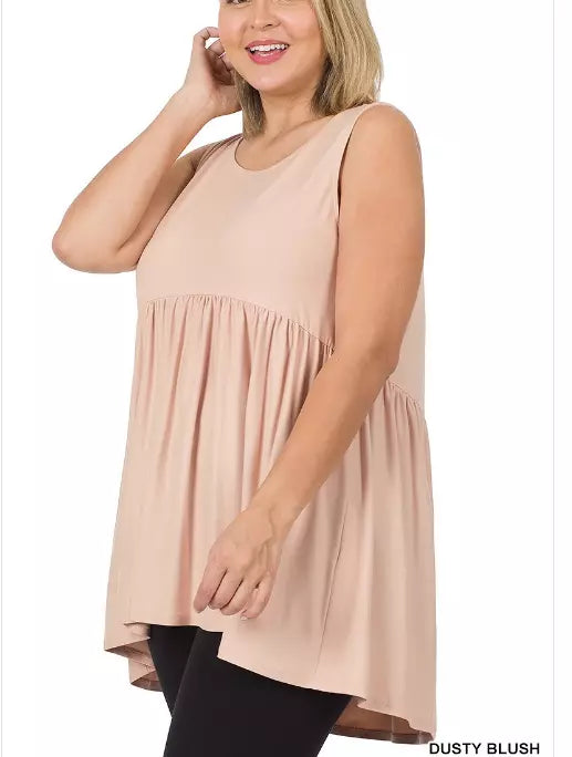 Blush HI-Low Tank